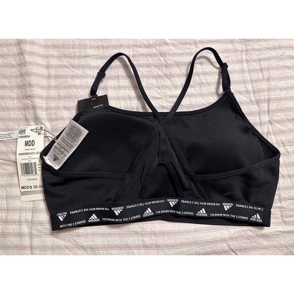 Adidas Aeorreact Light Support Bra; ADIDAS Size MDD - Picture 2 of 2